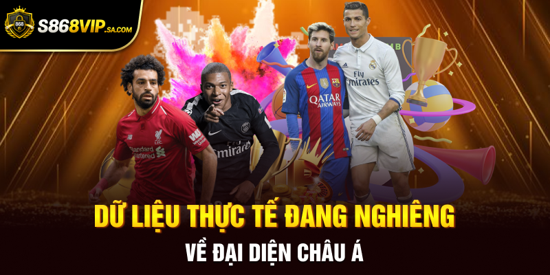 Dữ liệu thực tế đang nghiêng về đại diện châu Á