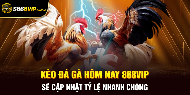 Kèo Đá Gà Hôm Nay 868vip Sẽ Cập Nhật Tỷ Lệ Nhanh Chóng