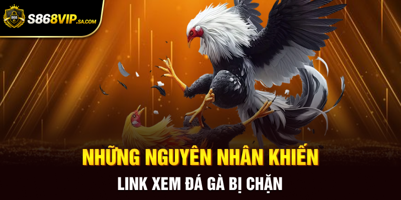Những nguyên nhân khiến link xem đá gà bị chặn