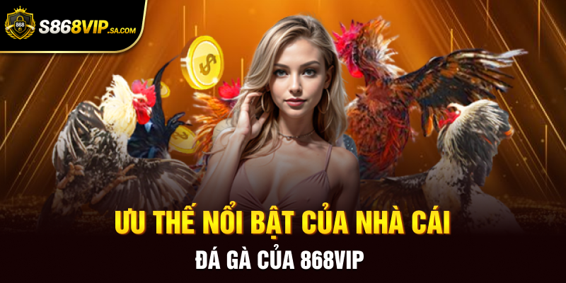 Ưu thế nổi bật của nhà cái đá gà của 868vip